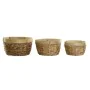 Set de basket DKD Home Decor Bambou Tropical Joncs (40 x 40 x 23 cm) (3 Pièces) de DKD Home Decor, Boîtes - Réf : S3028690, P...