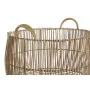 Basket set DKD Home Decor Metal Rattan (40 x 40 x 38 cm) by DKD Home Decor, Boxes - Ref: S3028712, Price: 67,77 €, Discount: %