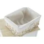 Caisson à Tiroirs DKD Home Decor Naturel Blanc osier Bois de paulownia (40 x 29 x 42,5 cm) de DKD Home Decor, Commodes - Réf ...