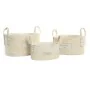 Set di Cestini DKD Home Decor Cotone Fibra (34 x 23 x 20 cm) di DKD Home Decor, Scatole decorative - Rif: S3028741, Prezzo: 6...