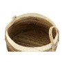 Set de basket DKD Home Decor Tropical Fibre naturelle Joncs (45 x 45 x 33 cm) (3 Pièces) de DKD Home Decor, Boîtes - Réf : S3...