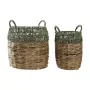 Basket set DKD Home Decor Rattan (33 x 33 x 40 cm) by DKD Home Decor, Boxes - Ref: S3028765, Price: 66,40 €, Discount: %