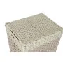 Laundry basket DKD Home Decor Natural Braiding Metal Fibre (43 x 35 x 59 cm) by DKD Home Decor, Laundry Baskets - Ref: S30288...