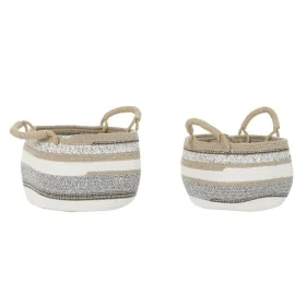 Basket set DKD Home Decor 30 x 30 x 20 cm Jute Boho by DKD Home Decor, Boxes - Ref: S3028810, Price: 31,19 €, Discount: %