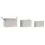 Conjunto de Cestas DKD Home Decor Algodão (37 x 27 x 24 cm) de DKD Home Decor, Caixas - Ref: S3028818, Preço: 47,77 €, Descon...