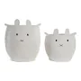 Set of Baskets DKD Home Decor White Children's Animal 35 x 35 x 49 cm (2 Units) by DKD Home Decor, Boxes - Ref: S3028863, Pri...