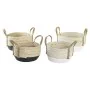 Juego de Cestas DKD Home Decor 33 x 33 x 20 cm Fibra natural (2 Unidades) de DKD Home Decor, Cajas - Ref: S3028878, Precio: 7...