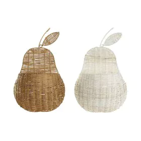 Korb DKD Home Decor An der Wand montiert 55 x 33 x 14 cm Rattan (2 Stück) von DKD Home Decor, Aufbewahrungskörbe - Ref: S3028...