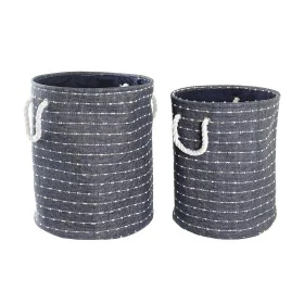 Basket set DKD Home Decor Polyester (38 x 38 x 47 cm) by DKD Home Decor, Boxes - Ref: S3028885, Price: 39,17 €, Discount: %