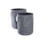 Set de basket DKD Home Decor Polyester (38 x 38 x 47 cm) de DKD Home Decor, Boîtes - Réf : S3028885, Prix : 39,17 €, Remise : %