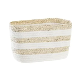 Basket DKD Home Decor 28 x 20 x 18 cm Natural Fibre by DKD Home Decor, Boxes - Ref: S3028895, Price: 18,83 €, Discount: %