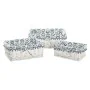 Conjunto de Cestas DKD Home Decor Poliéster vime (39 x 29 x 15 cm) de DKD Home Decor, Caixas - Ref: S3028899, Preço: 39,13 €,...