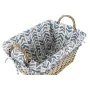 Basket DKD Home Decor Polyester wicker 40 x 30 x 20 cm by DKD Home Decor, Boxes - Ref: S3028900, Price: 21,14 €, Discount: %