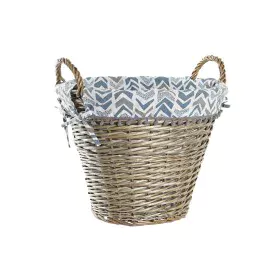 Cesta DKD Home Decor 44 x 44 x 42 cm Poliéster Mimbre de DKD Home Decor, Cajas - Ref: S3028901, Precio: 28,50 €, Descuento: %