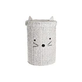 Panier à linge DKD Home Decor 42 x 42 x 63 cm Blanc Enfant Chat de DKD Home Decor, Corbeilles à linge - Réf : S3028914, Prix ...