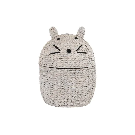 Panier à linge DKD Home Decor Blanc Souris Enfant Fibre (38 x 38 x 54 cm) de DKD Home Decor, Corbeilles à linge - Réf : S3028...