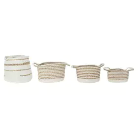 Basket set DKD Home Decor 36 x 36 x 34 cm Boho (4 Pieces) by DKD Home Decor, Boxes - Ref: S3028927, Price: 56,39 €, Discount: %