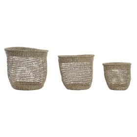 Juego de Cestas DKD Home Decor 35 x 35 x 35 cm Boho de DKD Home Decor, Cajas - Ref: S3028937, Precio: 50,42 €, Descuento: %