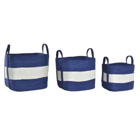 Basket set DKD Home Decor Jute (40 x 32 x 40 cm) by DKD Home Decor, Boxes - Ref: S3028950, Price: 64,30 €, Discount: %