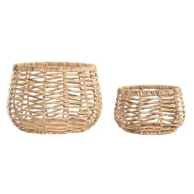 Set de basket DKD Home Decor Fibre (48 x 48 x 33 cm) de DKD Home Decor, Boîtes - Réf : S3028955, Prix : 60,27 €, Remise : %