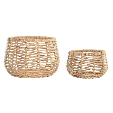 Conjunto de Cestas DKD Home Decor Fibra (48 x 48 x 33 cm) de DKD Home Decor, Caixas - Ref: S3028955, Preço: 60,27 €, Desconto: %