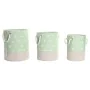 Basket set DKD Home Decor Polyester EVA Geometric (30 x 30 x 35 cm) by DKD Home Decor, Boxes - Ref: S3028964, Price: 24,96 €,...