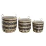 Basket set DKD Home Decor Polyester Colonial Fibre (38 x 38 x 36 cm) by DKD Home Decor, Boxes - Ref: S3028968, Price: 95,51 €...