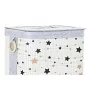 Set of Baskets DKD Home Decor White Black Grey Golden Bamboo Stars 41 x 31 x 42 cm (4 Pieces) (2 Units) by DKD Home Decor, Bo...