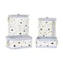 Conjunto de Cestas DKD Home Decor Estrelas Bambu 36 x 36 x 50 cm (4 pcs) de DKD Home Decor, Caixas e baús de arrumação - Ref:...