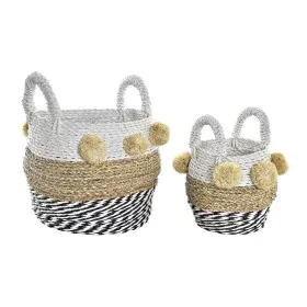 Basket set DKD Home Decor Colonial (34 x 33 x 26 cm) by DKD Home Decor, Boxes - Ref: S3028982, Price: 42,18 €, Discount: %