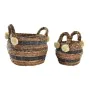 Basket set DKD Home Decor Colonial Fibre (31 x 31 x 33 cm) by DKD Home Decor, Boxes - Ref: S3028983, Price: 48,15 €, Discount: %