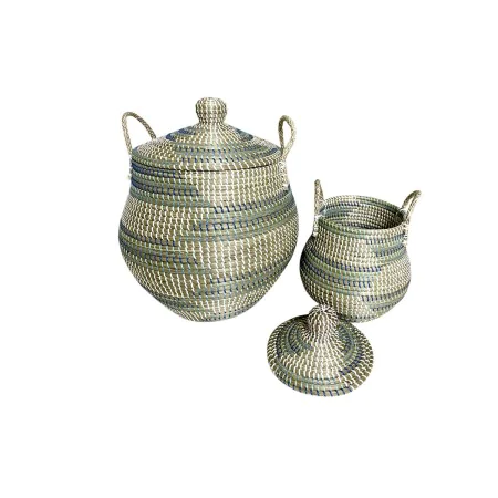 Set de basket DKD Home Decor Tropical (46 x 46 x 56 cm) de DKD Home Decor, Boîtes - Réf : S3028985, Prix : 117,33 €, Remise : %