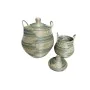 Set di Cestini DKD Home Decor Tropicale (46 x 46 x 56 cm) di DKD Home Decor, Scatole decorative - Rif: S3028985, Prezzo: 104,...