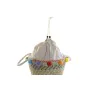 Conjunto de Cestas DKD Home Decor Poliéster Pompons (57 x 45 x 42,5 cm) de DKD Home Decor, Caixas - Ref: S3029000, Preço: 62,...