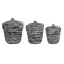 Set di Cestini DKD Home Decor Rattan Boho (51 x 51 x 65 cm) di DKD Home Decor, Scatole decorative - Rif: S3029004, Prezzo: 24...