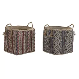 Basket DKD Home Decor 40 x 40 x 48 cm Jute Seagrass Boho (2 Units) by DKD Home Decor, Boxes - Ref: S3029007, Price: 59,68 €, ...