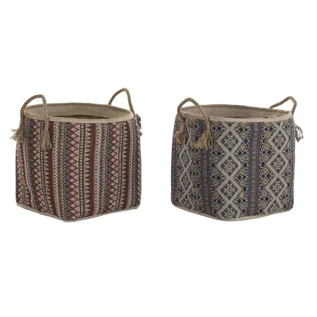 Basket DKD Home Decor 40 x 40 x 48 cm Jute Seagrass Boho (2 Units) by DKD Home Decor, Boxes - Ref: S3029007, Price: 67,20 €, ...