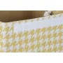 Laundry basket DKD Home Decor Houndstooth 36 x 36 x 55 cm Grey Blue Yellow (3 Units) by DKD Home Decor, Laundry Baskets - Ref...