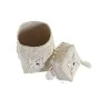 Set de basket DKD Home Decor Blanc Bambou Coquillages (24 x 24 x 30 cm) (3 Pièces) de DKD Home Decor, Boîtes - Réf : S3029045...