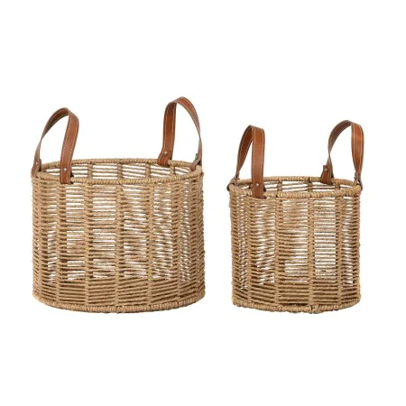 Korb-Set DKD Home Decor 32 x 32 x 26 cm Metall Schnur 32 x 32 x 39 cm Boho von DKD Home Decor, Boxen & Kästen - Ref: S3029056...