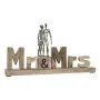 Deko-Figur DKD Home Decor Mr & Mrs Silberfarben Aluminium (51 x 7,5 x 28 cm) von DKD Home Decor, Ornamente - Ref: S3029109, P...