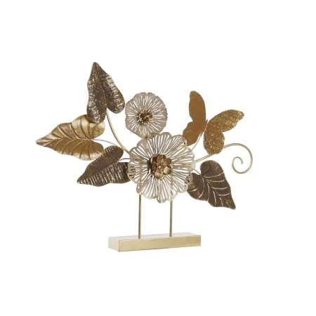 Figura Decorativa DKD Home Decor Dourado Metal Terracota (66 x 9 x 51,4 cm) de DKD Home Decor, Adornos - Ref: S3029167, Preço...