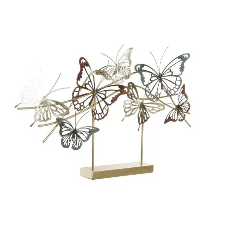 Figurine Décorative DKD Home Decor Doré Métal Multicouleur (87 x 9 x 53 cm) de DKD Home Decor, Objets de décoration - Réf : S...