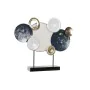 Figurine Décorative DKD Home Decor 62 x 8,3 x 53,3 cm Bleu Doré Blanc Cercles de DKD Home Decor, Objets de décoration - Réf :...