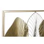 Decoração de Parede DKD Home Decor Dourado Folha de planta 54 x 5 x 91,5 cm de DKD Home Decor, Adornos - Ref: S3029364, Preço...