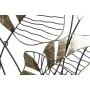 Décoration murale DKD Home Decor Noir Doré Feuille d'une plante 77 x 2,5 x 103 cm de DKD Home Decor, Objets de décoration - R...