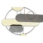 Wall Decoration DKD Home Decor Grey Golden Metal PVC Modern (130 x 5 x 80,6 cm) by DKD Home Decor, Ornaments - Ref: S3029403,...