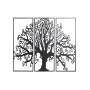 Decoración de Pared DKD Home Decor 3 Piezas Negro Árbol Metal (105 x 1,3 x 91 cm) de DKD Home Decor, Adornos - Ref: S3029415,...