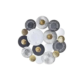 Décoration murale DKD Home Decor Multicouleur Sphère 80 x 4,5 x 80 cm Urbaine de DKD Home Decor, Objets de décoration - Réf :...