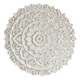 Decorazione da Parete DKD Home Decor Bianco Mandala Legno MDF (90 x 2 x 90 cm) di DKD Home Decor, Soprammobili - Rif: S302947...